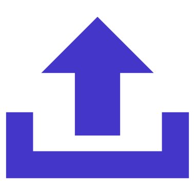 Düz vektör simge yüklemek