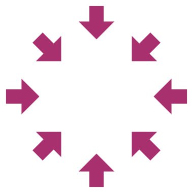 Vektör simge kompakt oklar düz