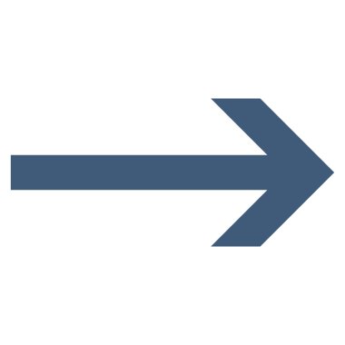 Düz vektör simgesi sağ ok