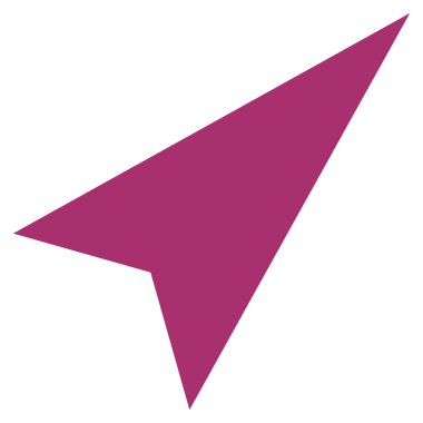 Ok ucu sağ yukarı düz vektör simgesi