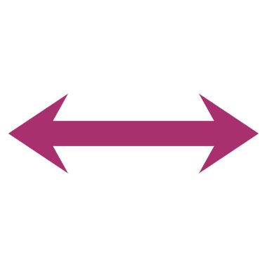 Yatay Çevir düz vektör simgesi