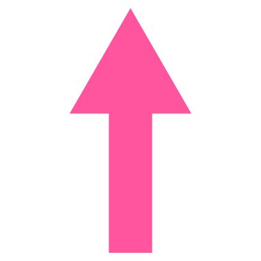 Düz vektör simge yukarı ok