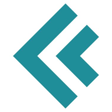 Shift Sol düz vektör simgesi