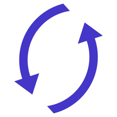 Düz vektör simgesini tazele