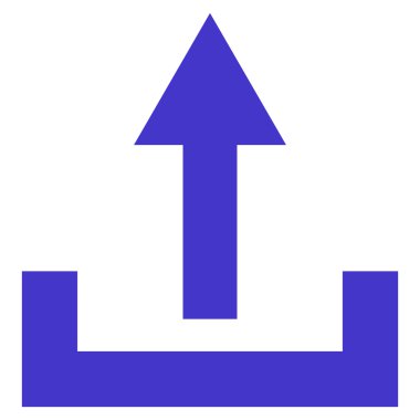 Düz vektör simge yüklemek