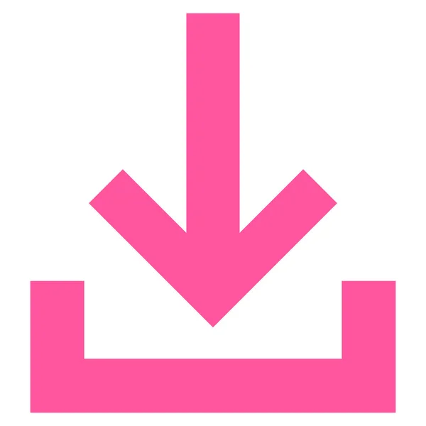 Bandeja de entrada Icono de vector plano — Vector de stock