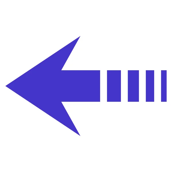 Envoyer Icône vectorielle plate gauche — Image vectorielle