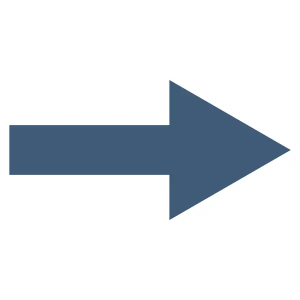 Pfeil rechts flaches Vektorsymbol — Stockvektor