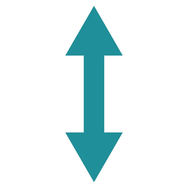 Vertical Flip Flat Vector Icon — Stock Vector