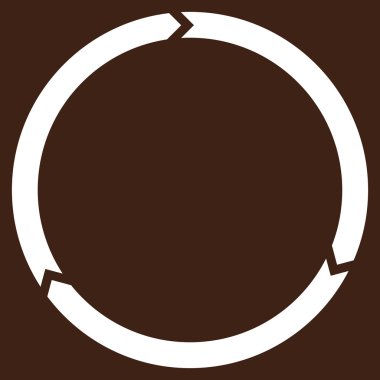 Döndürme düz vektör piktogram