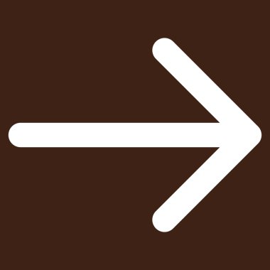 Düz vektör piktogram sağ ok