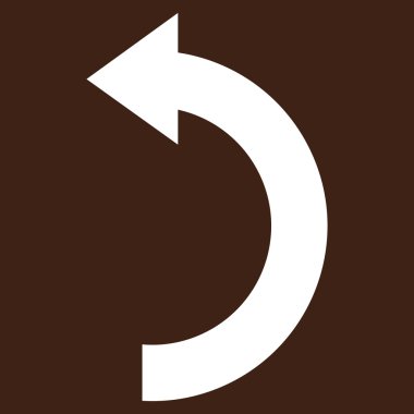 Sol düz vektör Sembol döndürme