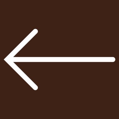 Ok sol düz vektör piktogram