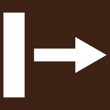 Doğru düz çekmek vektör piktogram