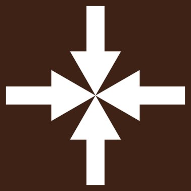 Oklar düz vektör piktogram sıkıştırmak