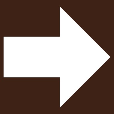 Düz vektör piktogram sağ ok