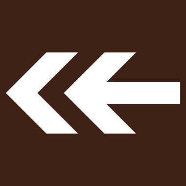 Ok sol düz vektör piktogram