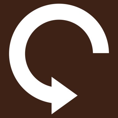 Doğru düz döndürme vektör piktogram