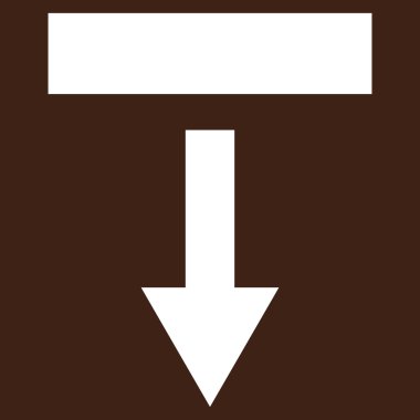 Düz vektör piktogram çekin