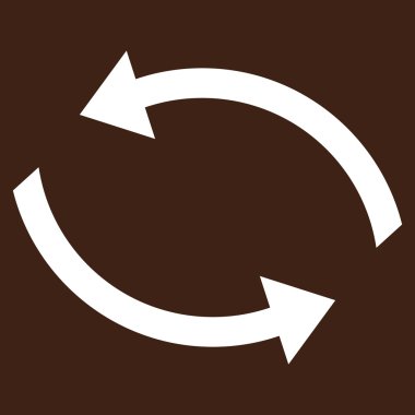 Exchange oklar düz vektör piktogram