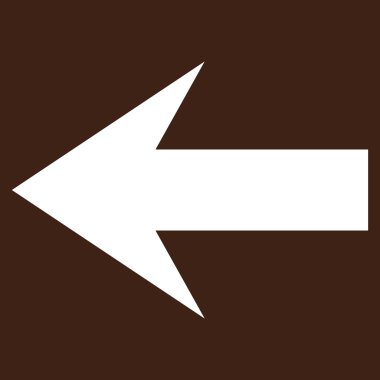 Ok sol düz vektör piktogram