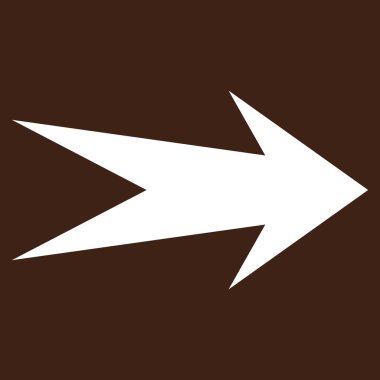 Düz vektör piktogram sağ ok