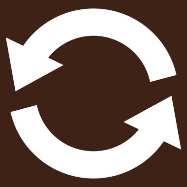 Düz vektör piktogram Yenile