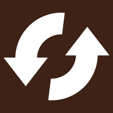 Exchange oklar düz vektör piktogram