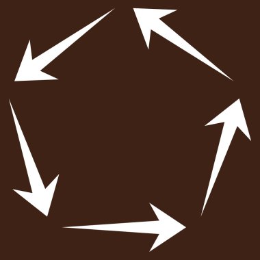 Dolaşım düz vektör piktogram