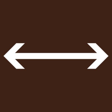 Yatay Çevir düz vektör piktogram