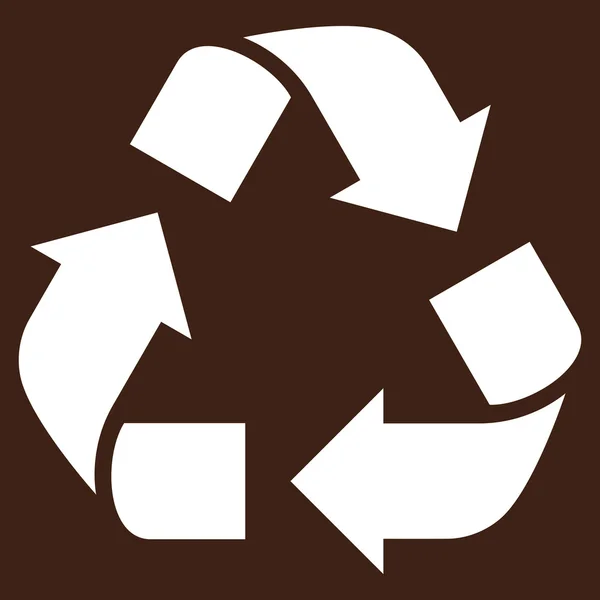 Ανακύκλωσης επίπεδη διάνυσμα εικονόγραμμα — Διανυσματικό Αρχείο