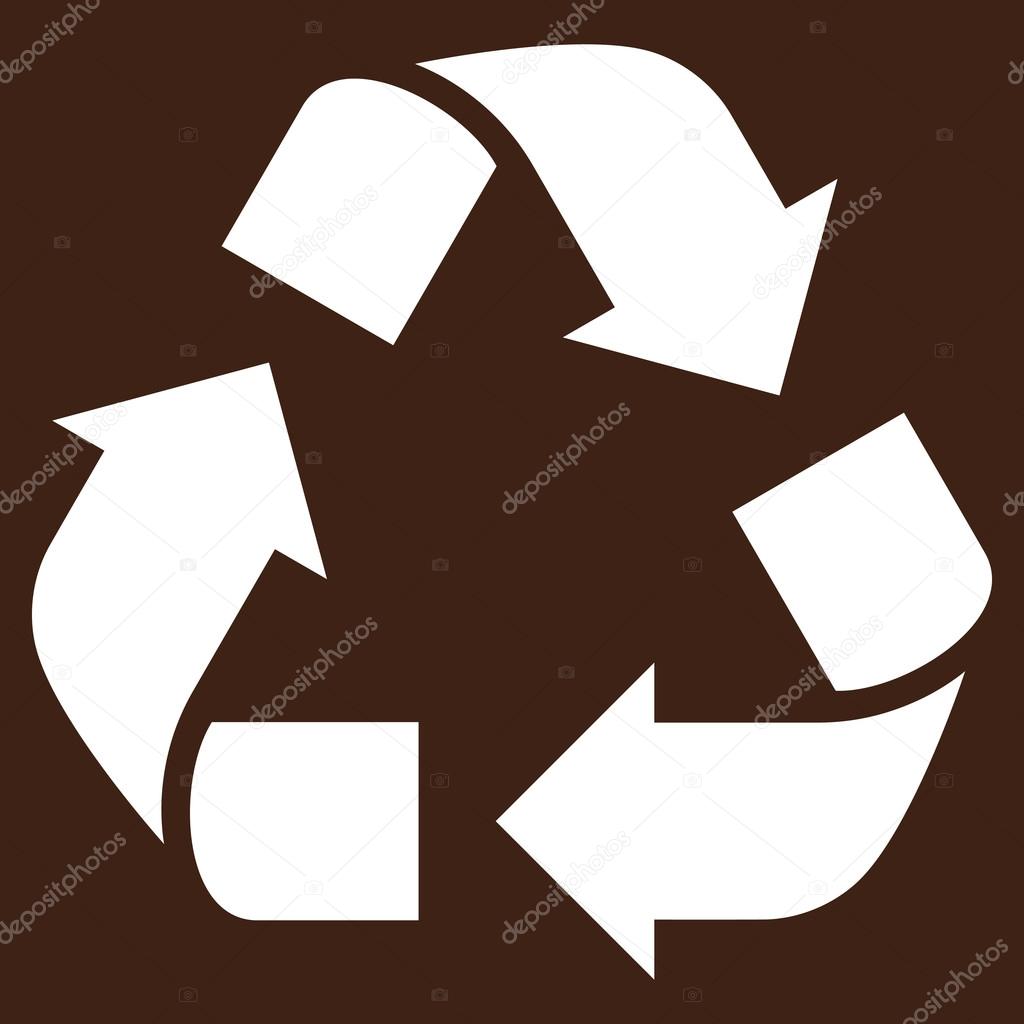 Recycle Flat Vector Pictogram