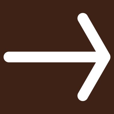 Düz vektör piktogram sağ ok