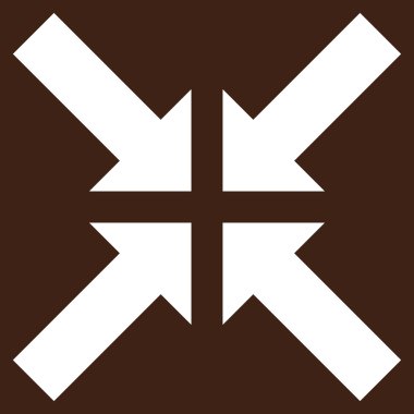 Basınç oklar düz vektör piktogram