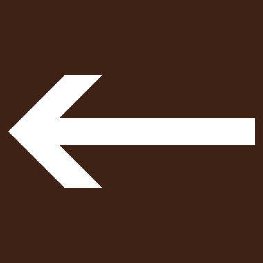 Ok sol düz vektör piktogram