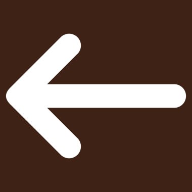 Ok sol düz vektör piktogram