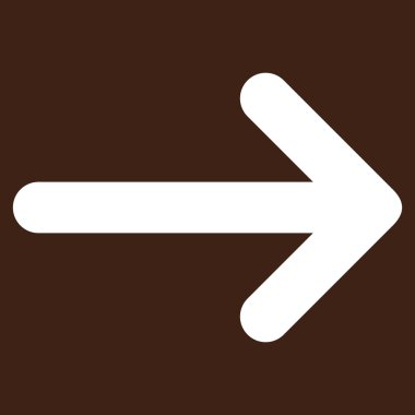 Düz vektör piktogram sağ ok