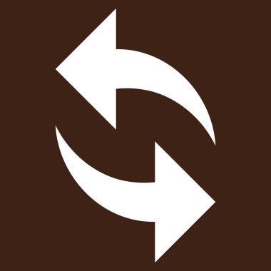 Düz vektör piktogram Yenile