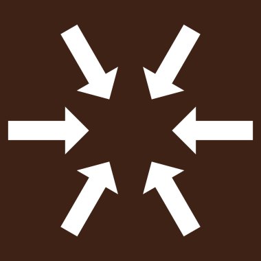 Kompakt oklar düz vektör piktogram