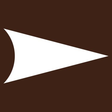 Ok ucu düz vektör piktogram sağ