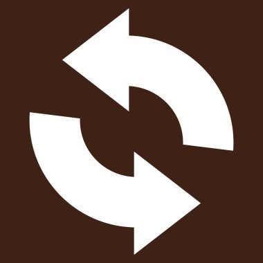 Düz vektör piktogram Yenile