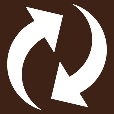 Düz vektör piktogram Yenile