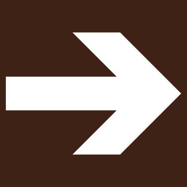 Düz vektör piktogram sağ ok