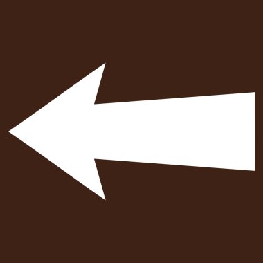 Ok sol düz vektör piktogram