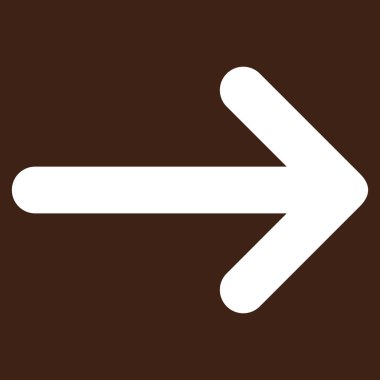 Düz vektör piktogram sağ ok