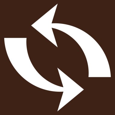 Düz vektör piktogram Yenile