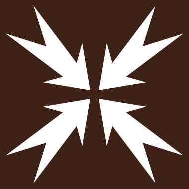 Sıkıştırma OK düz vektör piktogram