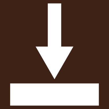 Alt düz vektör sembol taşımak