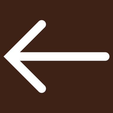 Ok sol düz vektör piktogram