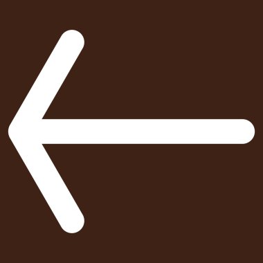 Ok sol düz vektör piktogram